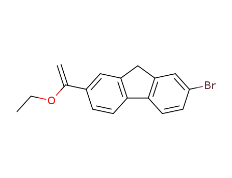 2-bromo-7-(1-ethoxyvinyl)-9H-fluorene