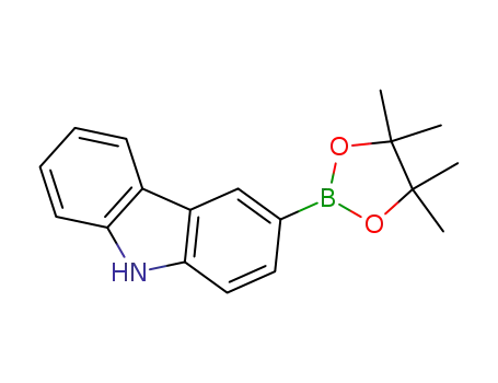 3-(4,4,5,5-tetramethyl-1,3,2-dioxaborolan-2-yl)- 9H-carbazole