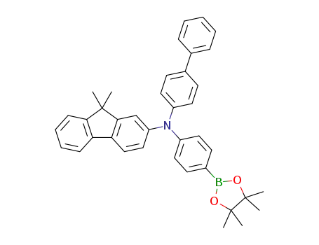 (N-[1,1‘-biphenyl]-4-yl)-9,9-dimethyl-N-(4-(4,4,5,5-tetramethyl-1,3,2-dioxaborolane-2-yl)phenyl)-9H-fluorene-2-amine