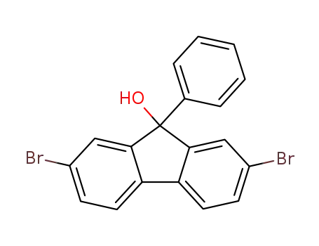 2,7-dibromo-(9-phenyl-9H-fluoren-9-ol)