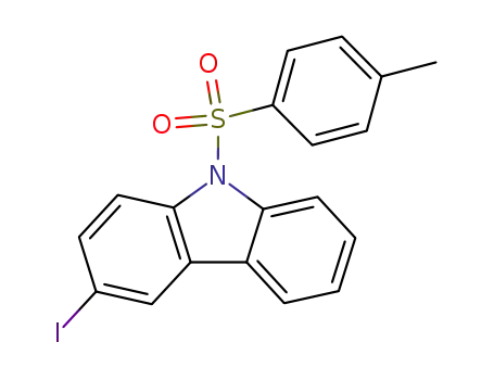 3-iodo-9-(p-tolylsulfonyl)carbazole