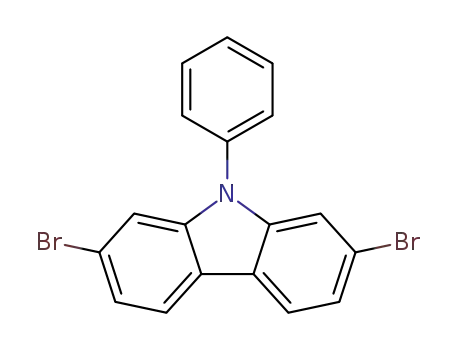 2,7-dibromo-9-(4-phenyl)-9H-carbazole
