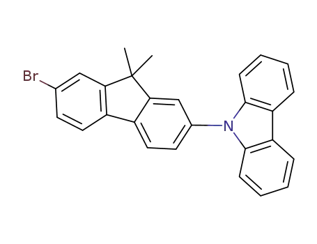 9,9-dimethyl-7-(9H-9-carbazolyl)-2-bromofluorene