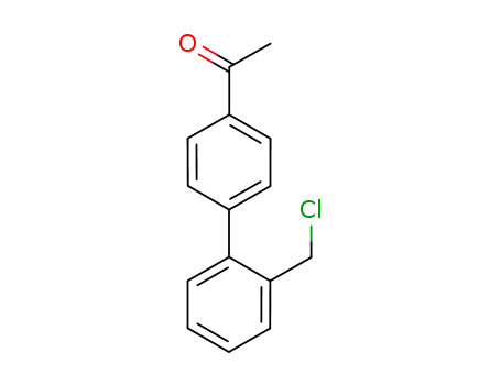 2-(4-acetylphenyl)benzyl chloride