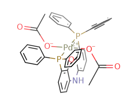 C<sub>40</sub>H<sub>33</sub>NO<sub>5</sub>P<sub>2</sub>Pd